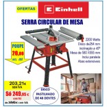 SERRA DE MESA EINHELL COM BANCADA EXTENSÍVEL